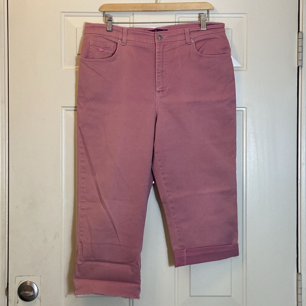 Gloria Vanderbilt Women's Pink Jeans Size 14